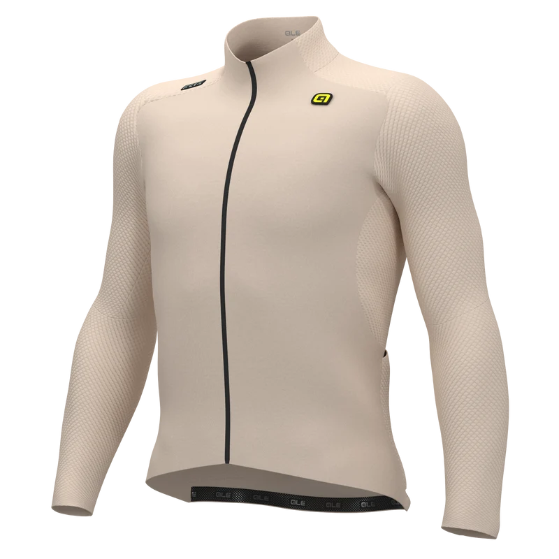 Maglia maniche lunghe Ale R-EV1 Warm Race - Beige