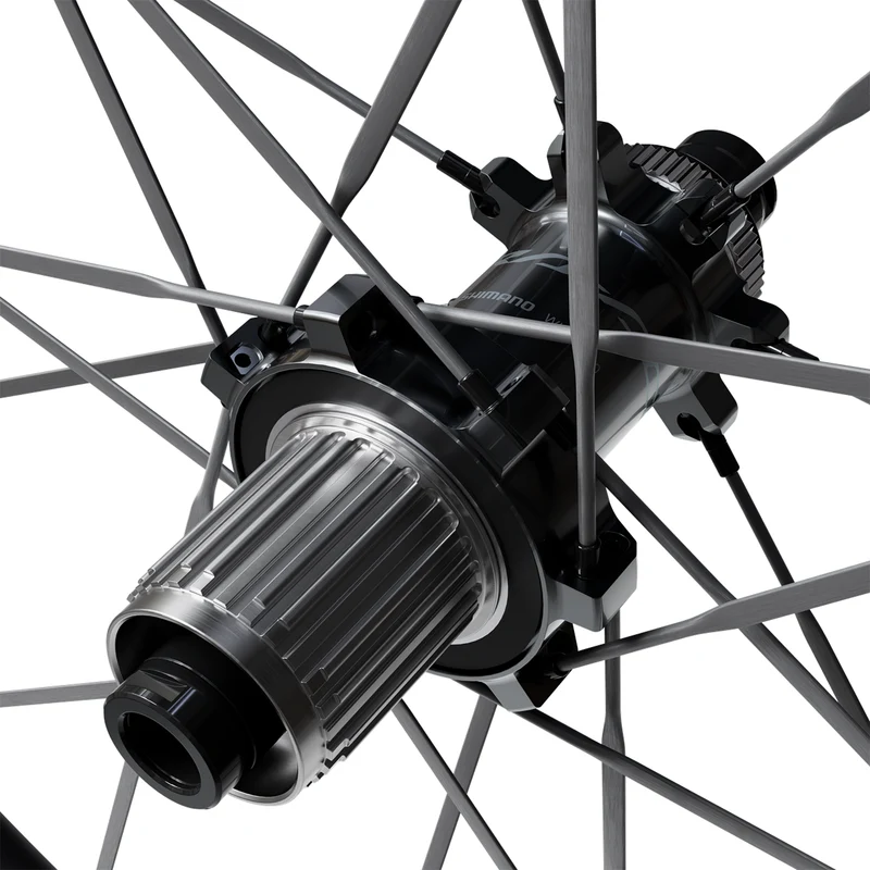 Ruota posteriore Shimano Dura-Ace WH-R9370-C50-TL-R 12 - Nero