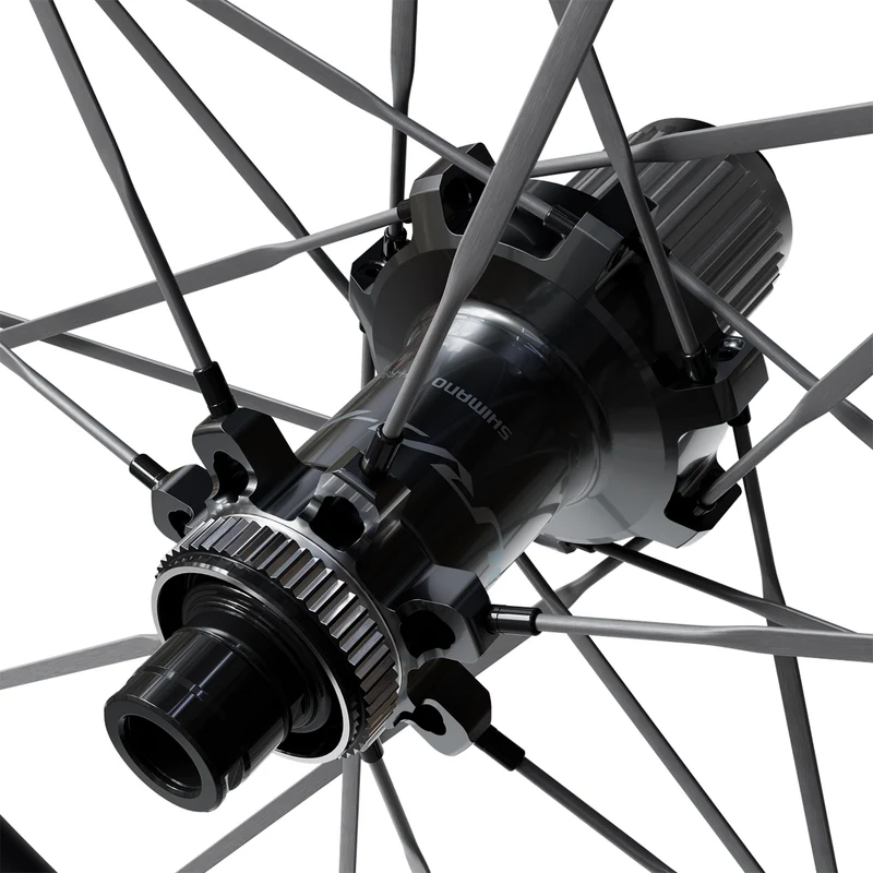 Ruota posteriore Shimano Dura-Ace WH-R9370-C50-TL-R 12 - Nero