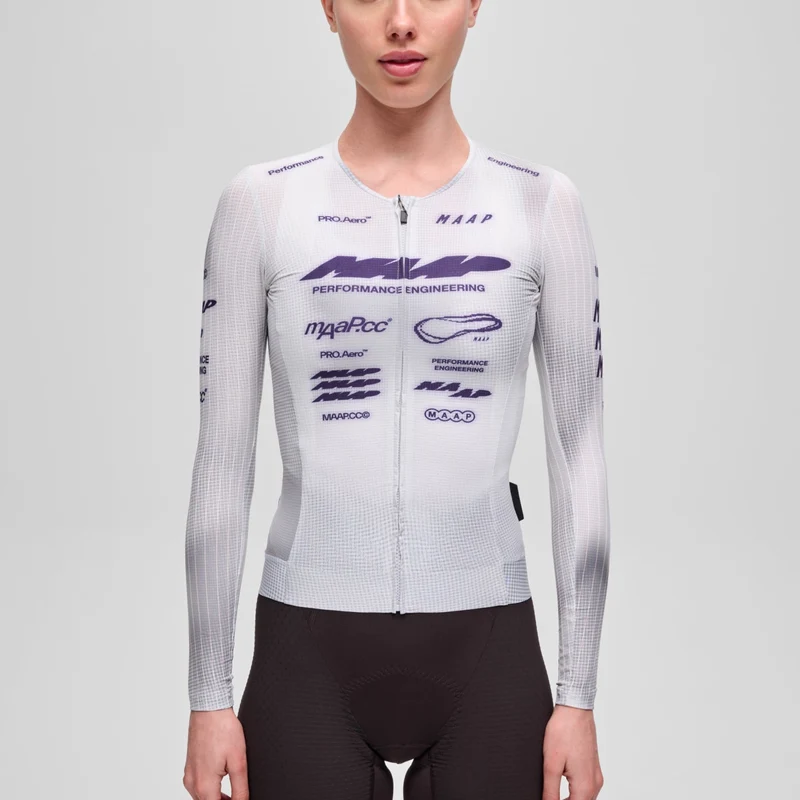 Maglia donna maniche lunghe Maap Beta Pro Aero - Grigio