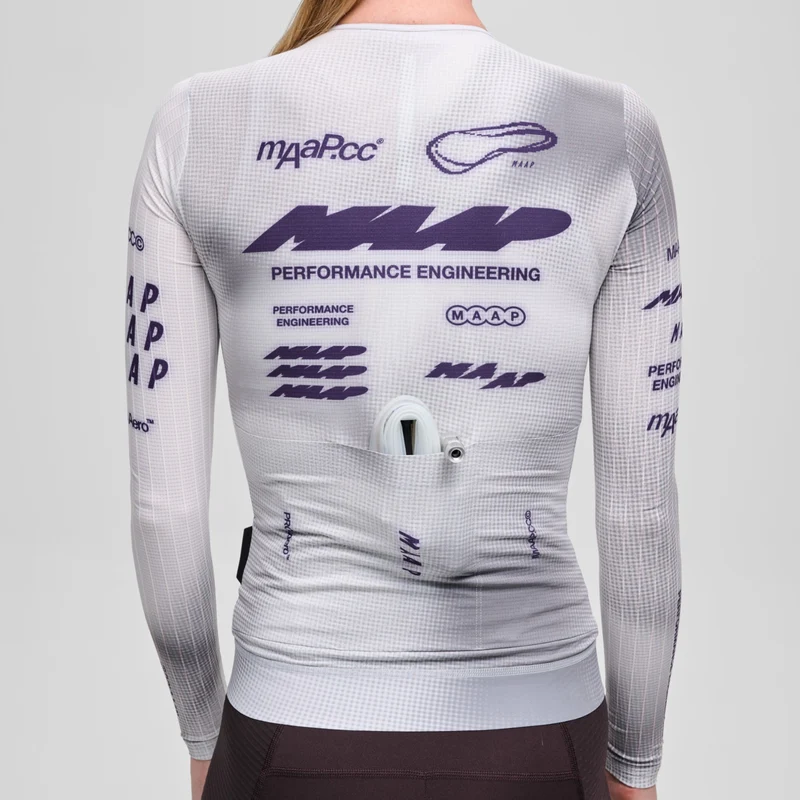 Maglia donna maniche lunghe Maap Beta Pro Aero - Grigio