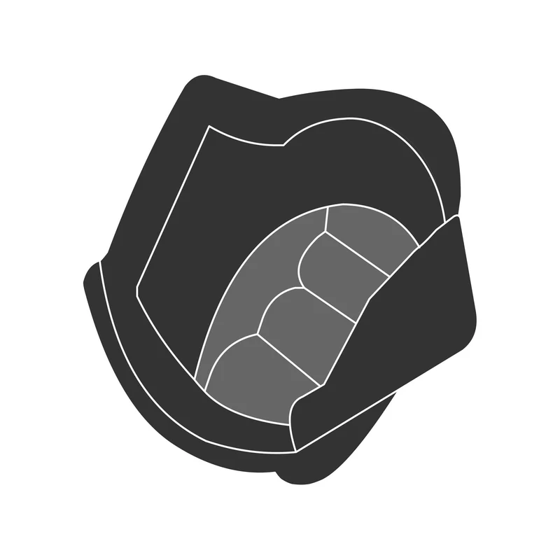 INTERNO CON GUANCIALI - CASCO FASTFLIP
