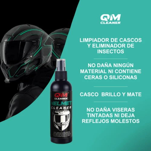 QM CLEANER HELMET CLEANER | LIMPIADOR DE CASCOS E INSECTOS