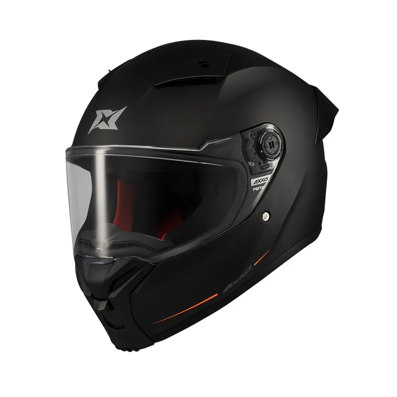 AXXIS FF132 FENIX SOLID A12 INTEGRALE CASCHI DI MOTO NERO OPACO