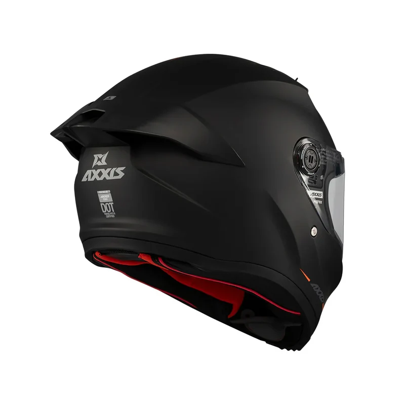 AXXIS FF132 FENIX SOLID A12 INTEGRALE CASCHI DI MOTO NERO OPACO