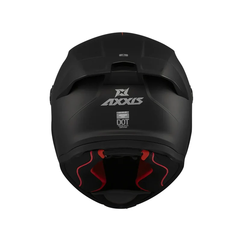 AXXIS FF132 FENIX SOLID A12 INTEGRALE CASCHI DI MOTO NERO OPACO