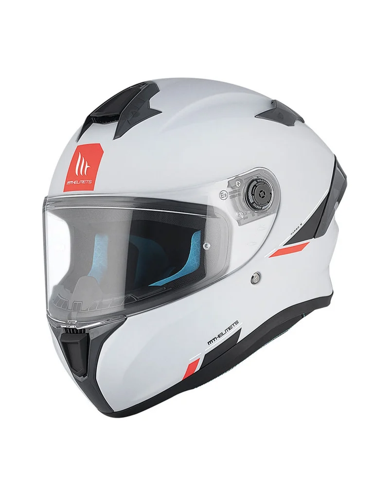 MT TARGO S SOLID SPORTIVO A12 INTEGRALE CASCHI DI MOTO GRIGIO BRILLANTE