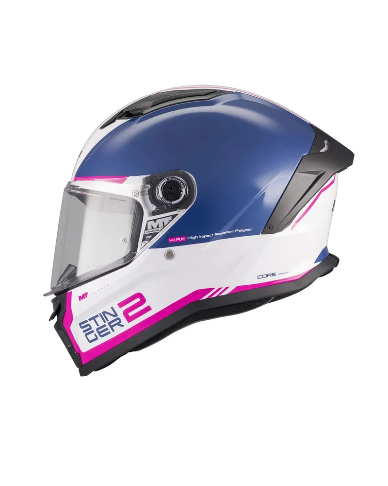MT FF126 STINGER 2 CORE A8 CASCHI DI MOTO BRILLO
