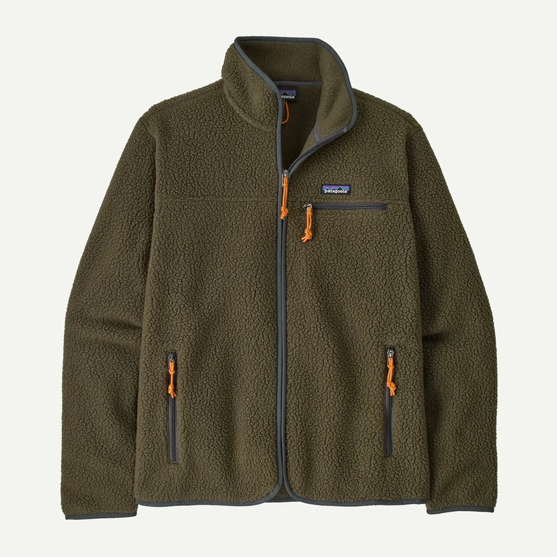 Giacca Patagonia Retro Pile Fleece - Verde scuro