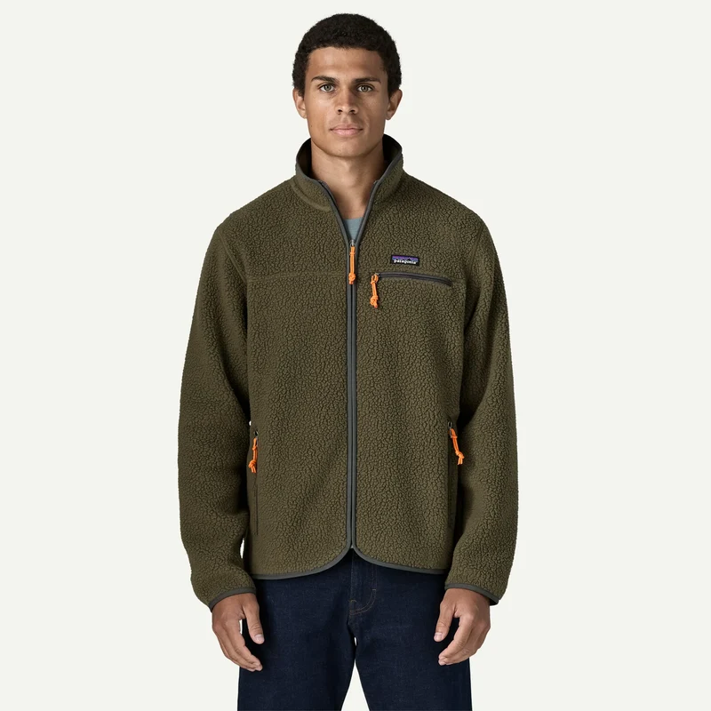 Giacca Patagonia Retro Pile Fleece - Verde scuro