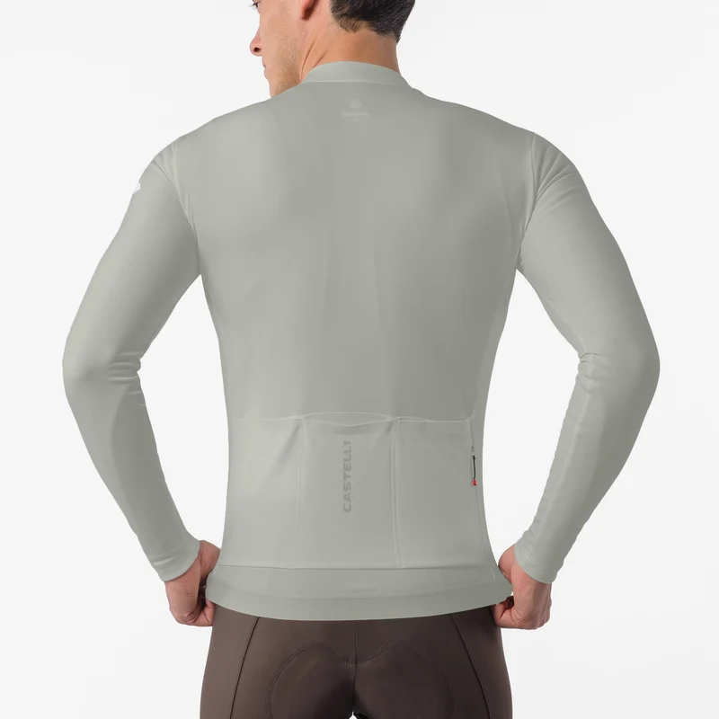 Maglia maniche lunghe Castelli Espresso Thermal 2 - Grigio