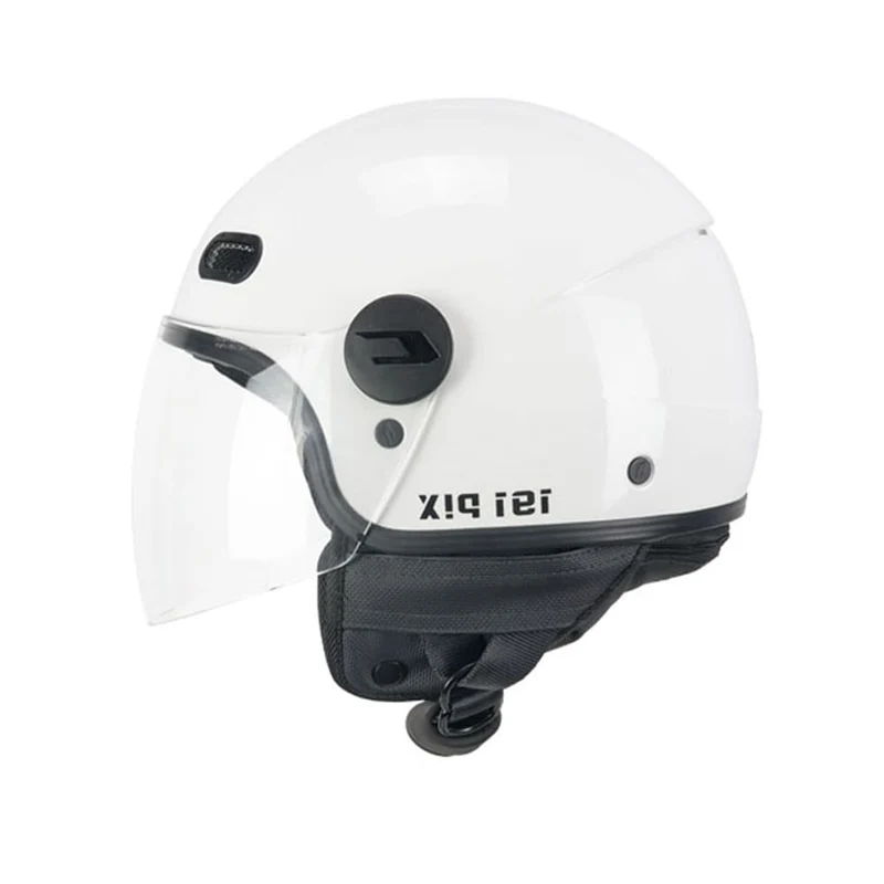 CGM 191A PIX MONO JET CASCHI DI MOTO BIANCO VISIERA LUNGA