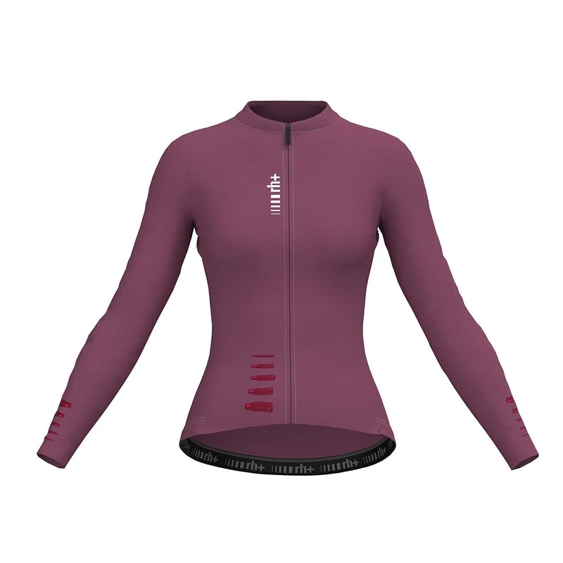 Maglia donna maniche lunghe Rh+ Aries - Bordeaux