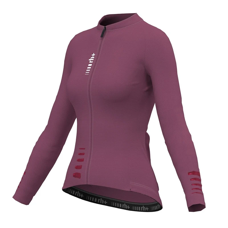 Maglia donna maniche lunghe Rh+ Aries - Bordeaux