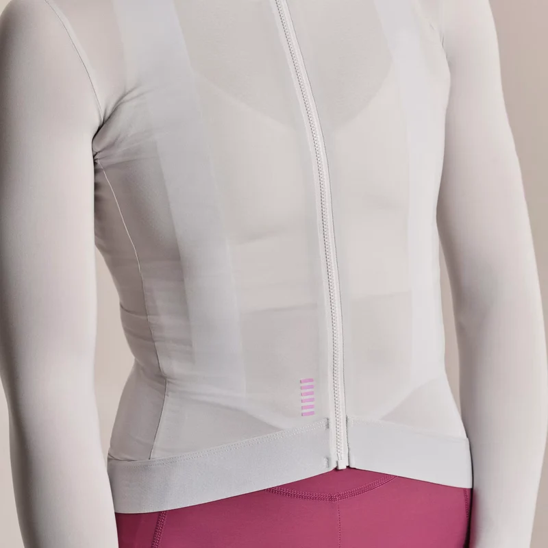 Maglia donna maniche lunghe Rapha Pro Team Lightweight 3 - Grigio chiaro