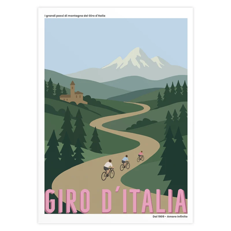 Poster Giro d'Italia - I Grandi Passi