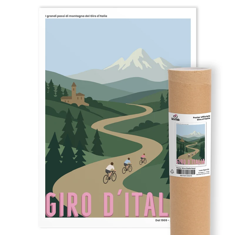 Poster Giro d'Italia - I Grandi Passi