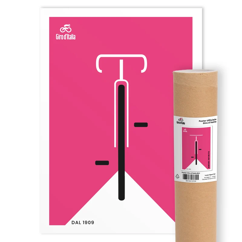 Poster Giro d'Italia - Bici