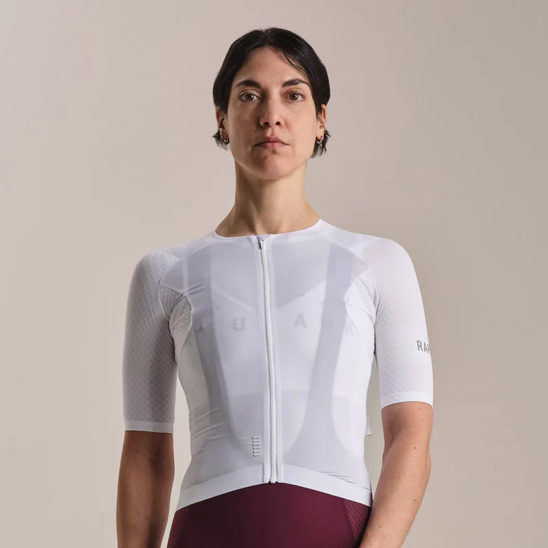 Maglia donna Rapha Pro Team Aero 4 - Bianco