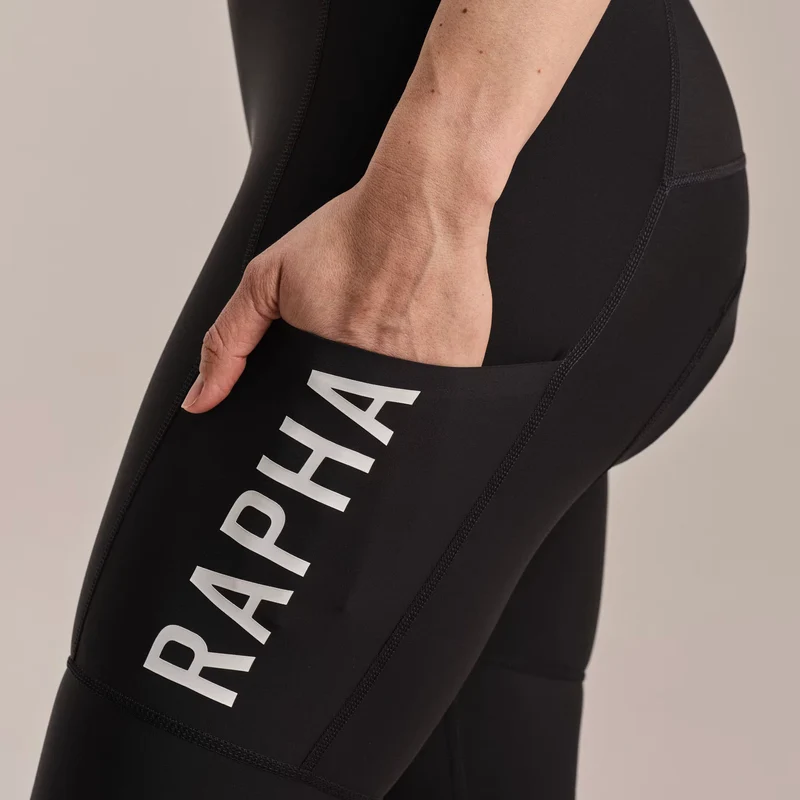 Salopette donna Rapha Pro Team Cargo - Nero