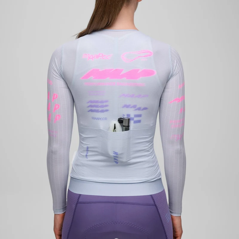 Maglia donna maniche lunghe Maap Beta Pro Aero - Azzurro