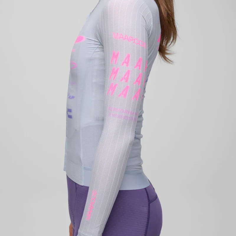 Maglia donna maniche lunghe Maap Beta Pro Aero - Azzurro