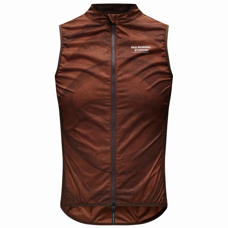 Gilet Pas Normal Studios Mechanism Stow Away - Marrone chiaro