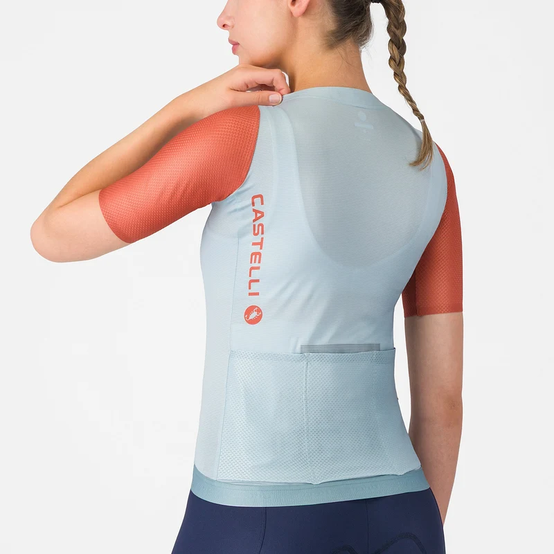 Maglia donna Castelli Corretto - Azzurro