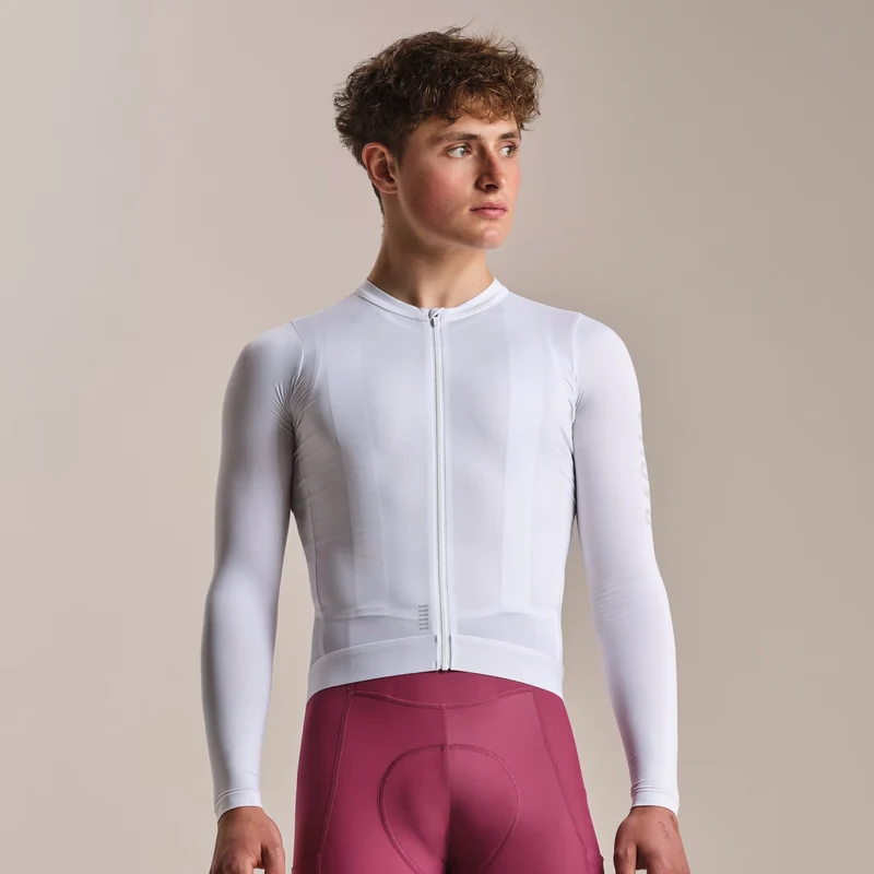 Maglia maniche lunghe Rapha Pro Team Lightweight 3 - Bianco