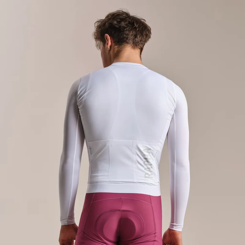 Maglia maniche lunghe Rapha Pro Team Lightweight 3 - Bianco