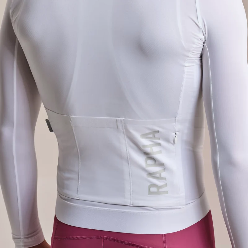 Maglia maniche lunghe Rapha Pro Team Lightweight 3 - Bianco