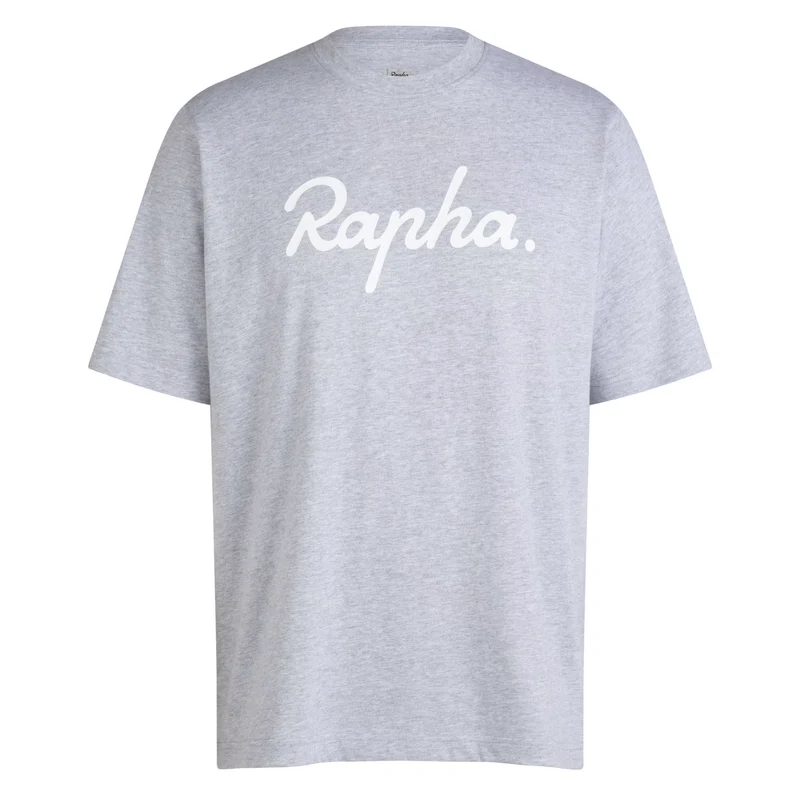 T-Shirt Rapha Cotton Logo - Grigio