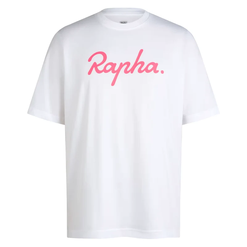 T-Shirt Rapha Cotton Logo - Bianco