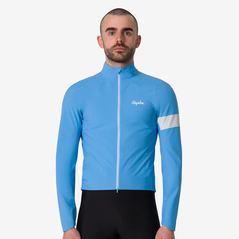 Mantellina Rapha Core Rain - Azzurro