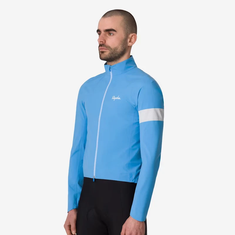 Mantellina Rapha Core Rain - Azzurro