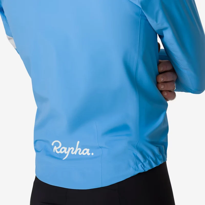 Mantellina Rapha Core Rain - Azzurro
