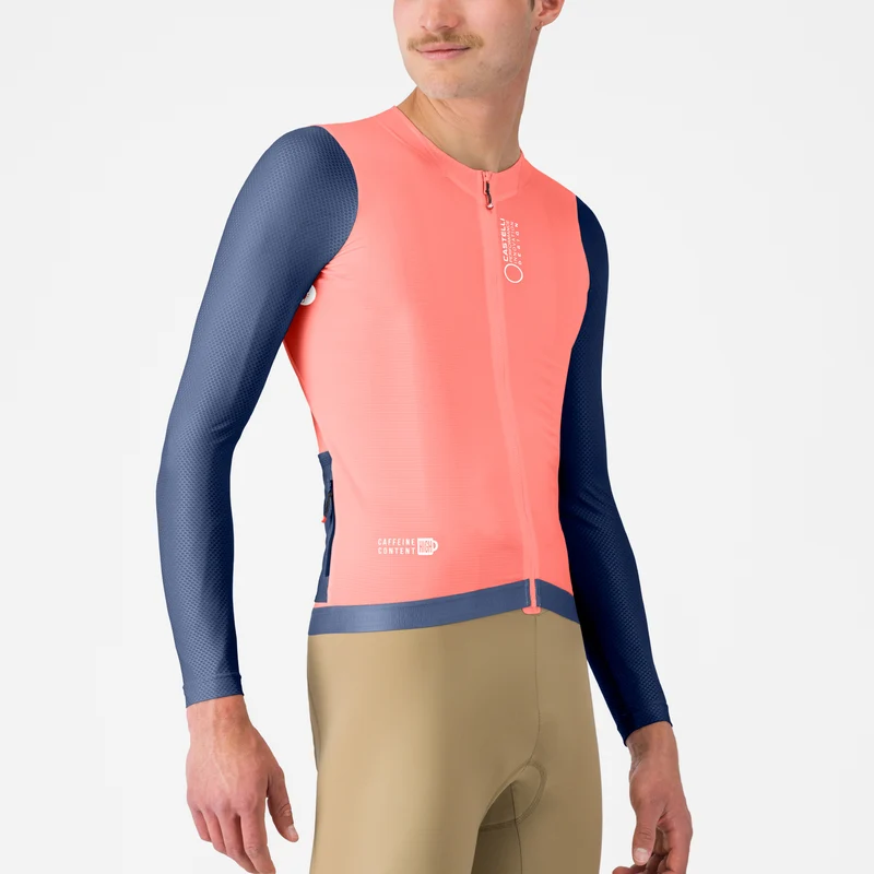 Maglia maniche lunghe Castelli Corretto - Rosa