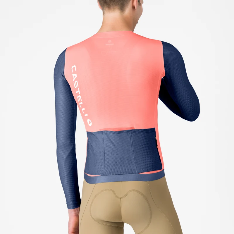 Maglia maniche lunghe Castelli Corretto - Rosa