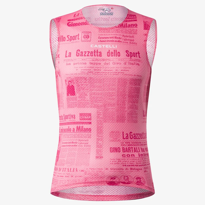 Maglia intima senza maniche Giro d'Italia 2026 Gazzetta dello Sport