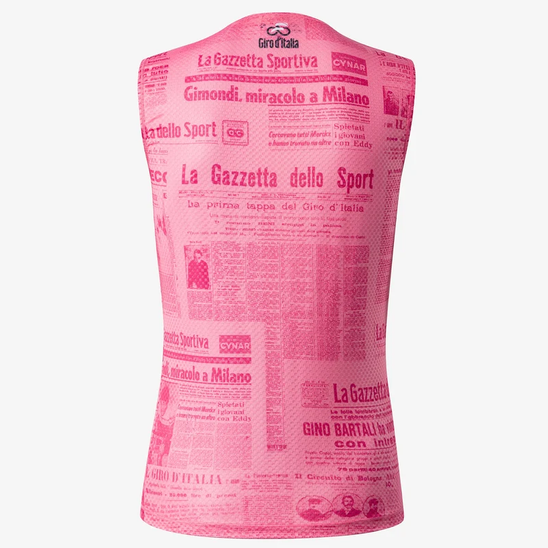 Maglia intima senza maniche Giro d'Italia 2026 Gazzetta dello Sport