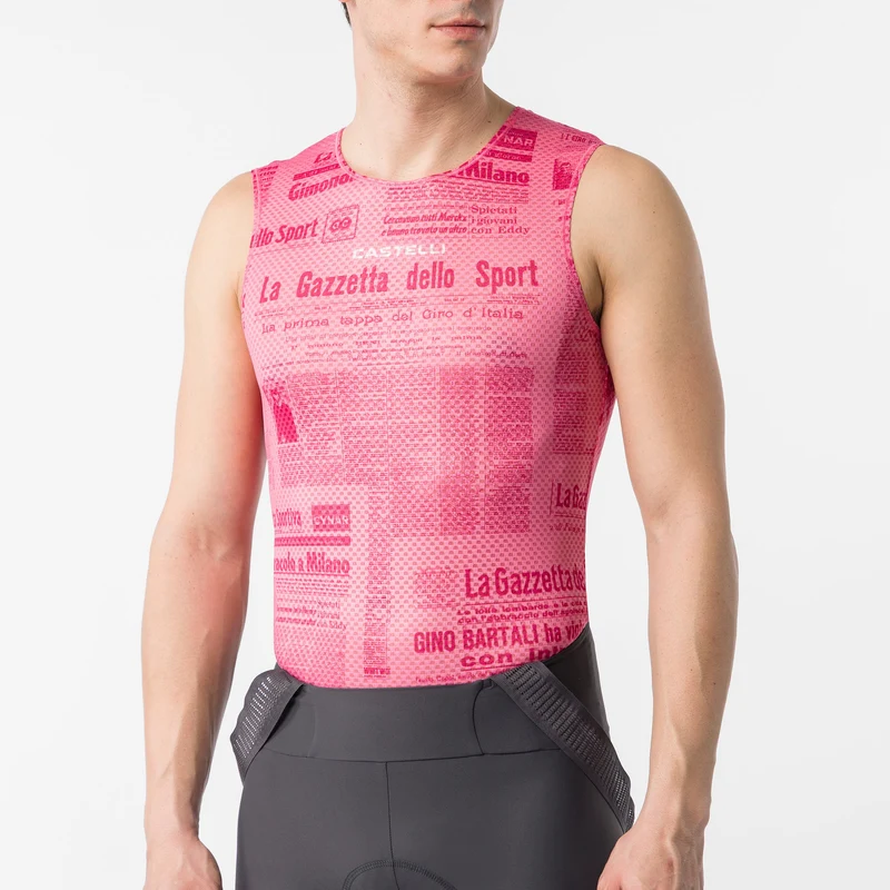 Maglia intima senza maniche Giro d'Italia 2026 Gazzetta dello Sport