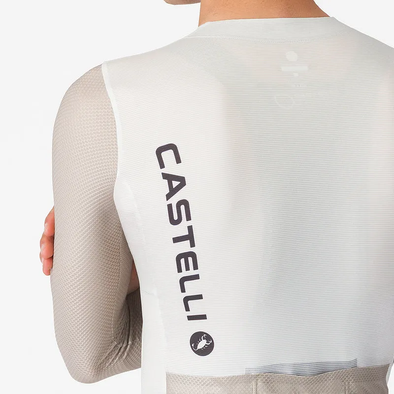 Maglia maniche lunghe Castelli Corretto - Bianco
