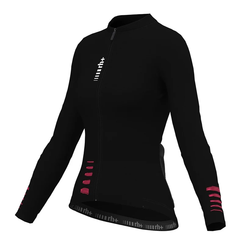 Maglia donna maniche lunghe Rh+ Aries - Nero
