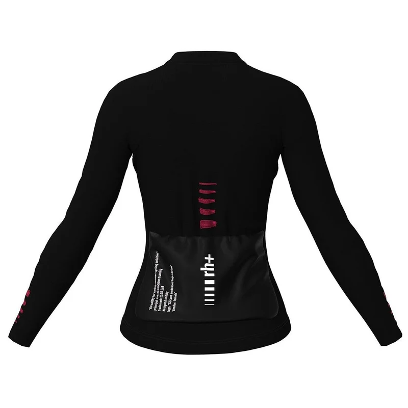 Maglia donna maniche lunghe Rh+ Aries - Nero