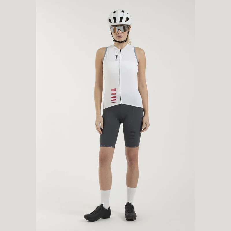 Maglia donna senza maniche Rh+ Aries - Bianco