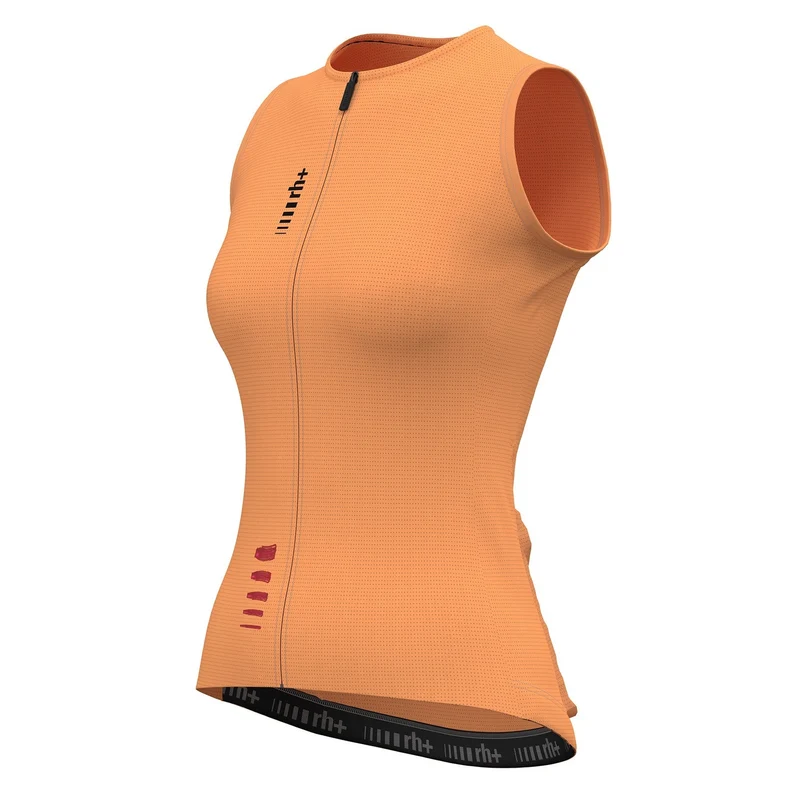 Maglia donna senza maniche Rh+ Aries - Arancione