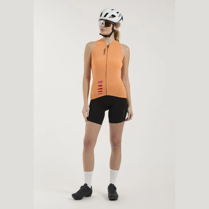 Maglia donna senza maniche Rh+ Aries - Arancione