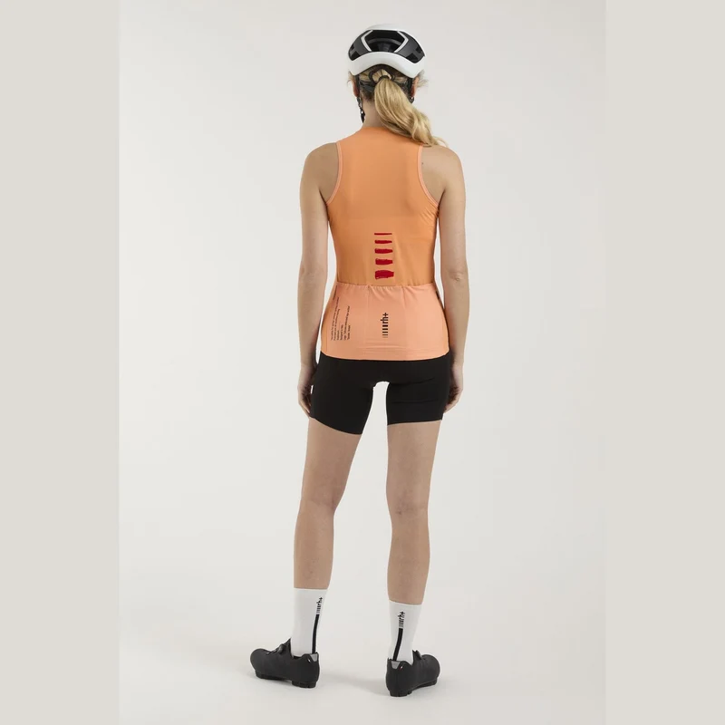 Maglia donna senza maniche Rh+ Aries - Arancione