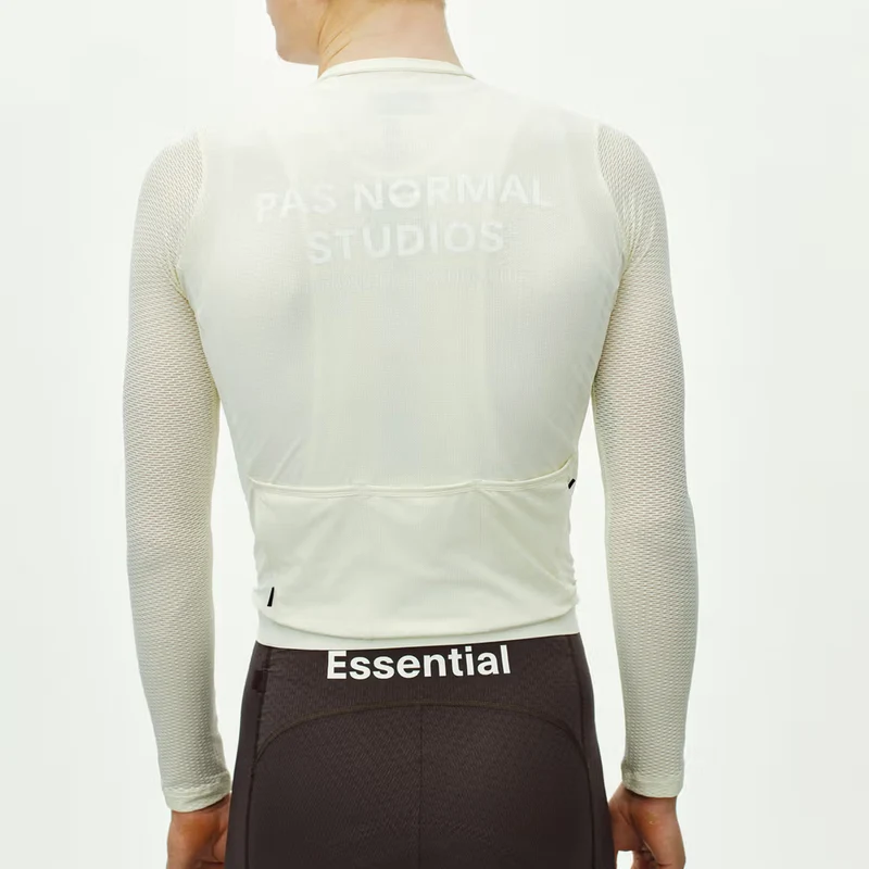 Maglia maniche lunghe Pas Normal Studios Essential Light - Bianco