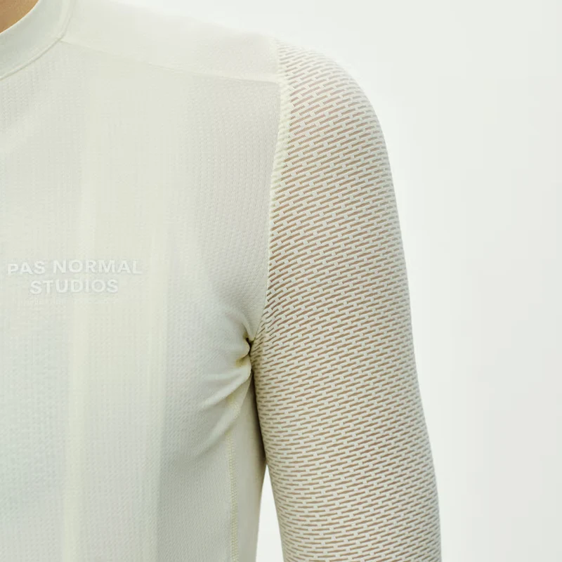 Maglia maniche lunghe Pas Normal Studios Essential Light - Bianco